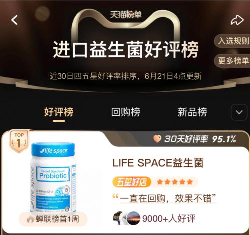 大健康时代—健康守护者汤臣倍开云体育 开云平台健lifespace益生菌(图1)